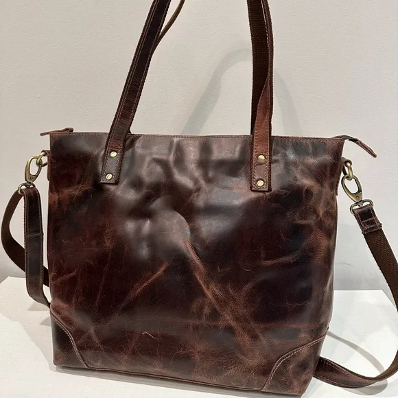 S-zone Vintage Genuine Leather shoulder Bag - Picture 3 of 7